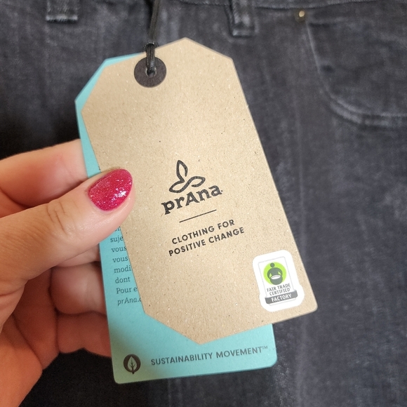 NWT Prana 38×36 Feener slim straight black jeans - Picture 11 of 16